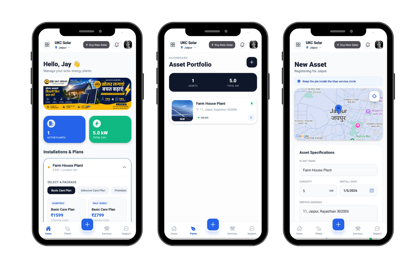 Ukc - Solar Maintenance App Desktop